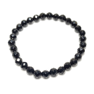 Onyx Faceted 6mm